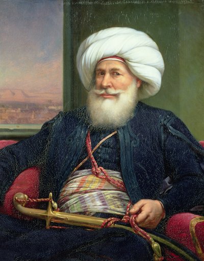 Mehemet Ali (1769-1849), 1840 door Louis Charles Auguste Couder